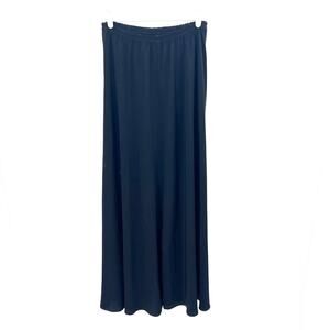 Mack and Mack Black Magic Fabric Pull On A-Line Maxi Skirt Womens Size XL